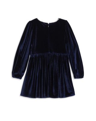 Girls&#39; Ashlyn Velour Mini Dress - Little Kid, Big Kid