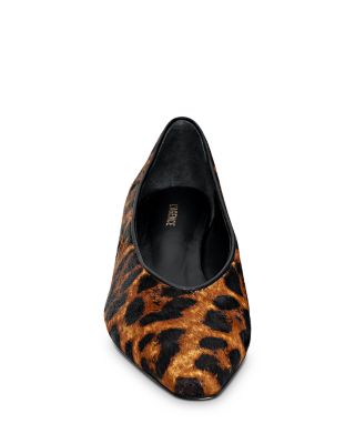 Women's Suzanne II Leopard Print Calf Hair Flats