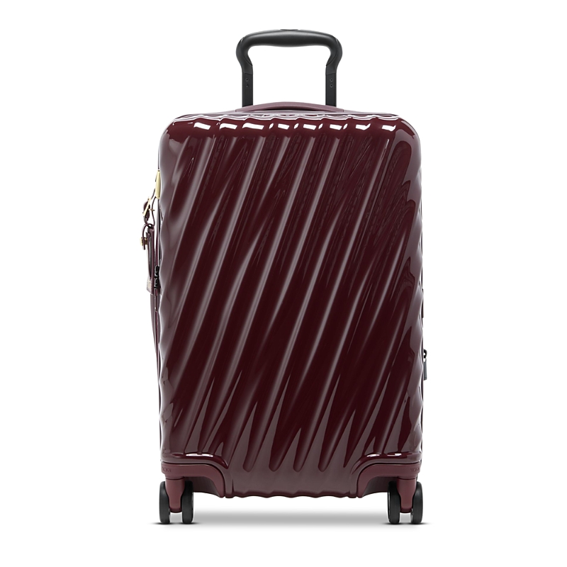 Tumi 19 Degree International Expandable 4-wheel Carry-on In Burgundy