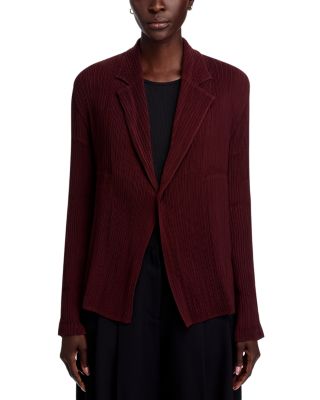 Hatching Pleats Jacket