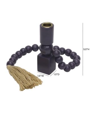 Harrison Wooden Candlestick