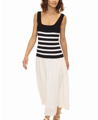 Sienna Squareneck Twofer Midi Dress main image 1