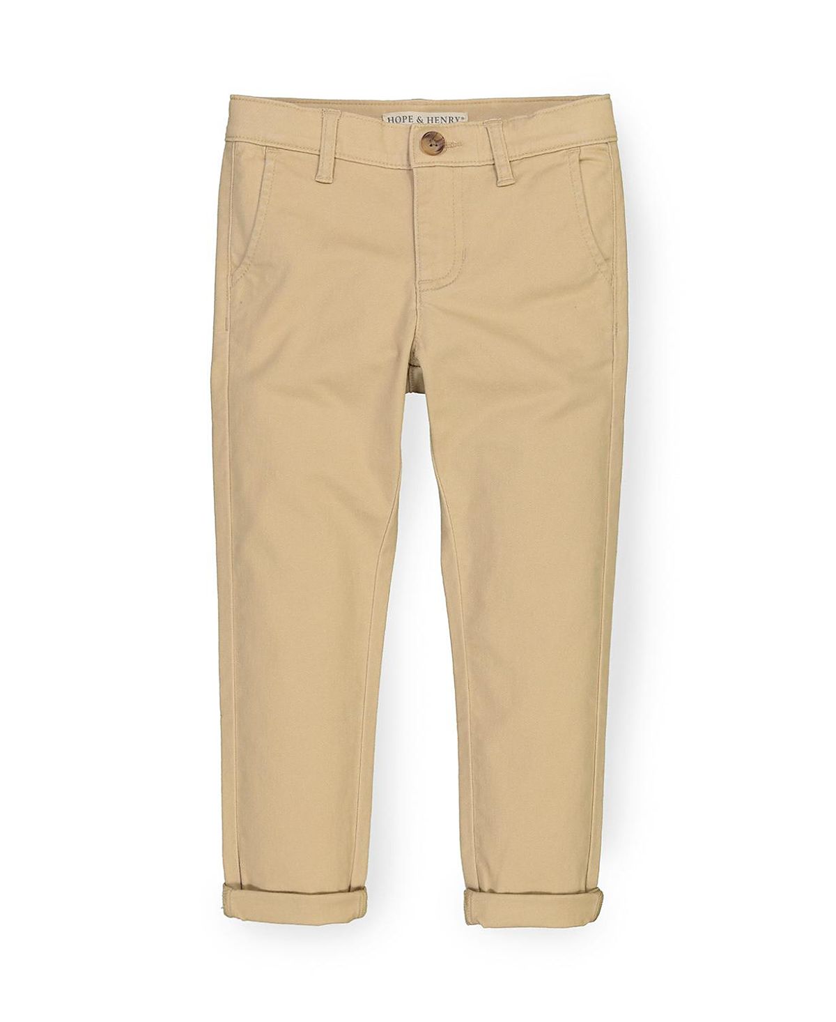 Hope & Henry Organic Skinny Stretch Twill Chino Pant - Little Kid