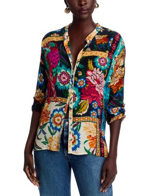 The Oversized Audrey Silk Shirt