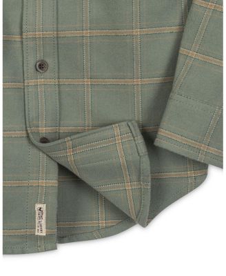  Unisex Organic Long Sleeve Flannel Button Down Shirt
