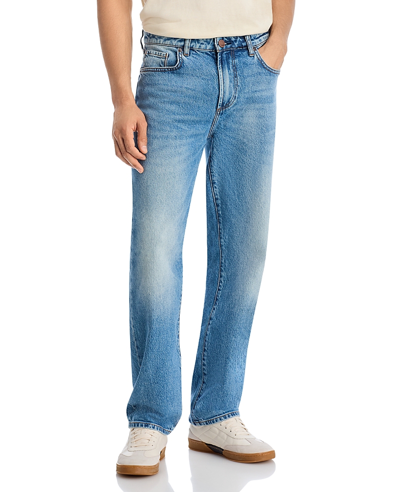 Monfrere Caine Straight Leg Jeans In Lincoln Blue In Blue