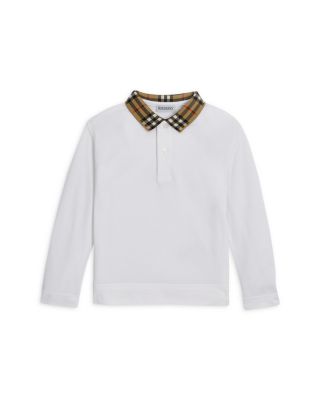 Boys' Johane Check Long Sleeve Polo Shirt, Little Kid, Big Kid- Exclusive