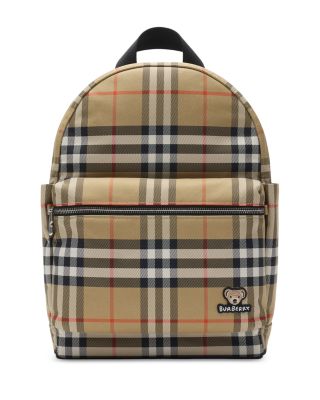 Burberry Unisex Check Backpack | Bloomingdale's