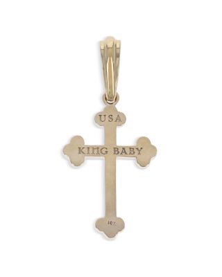 Traditional Cross Pendant in 10K Yellow Gold