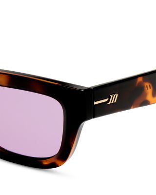 Le Castle D Frame Sunglasses, 54mm