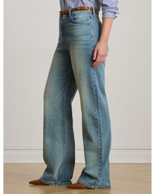 Plus High Rise Wide Leg Jeans