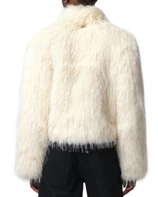 Ginette Faux Fur Cropped Jacket