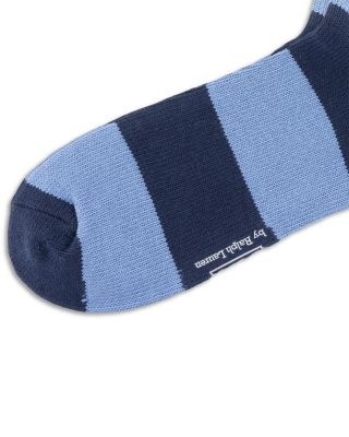 Embroidered Rugby Bear Socks