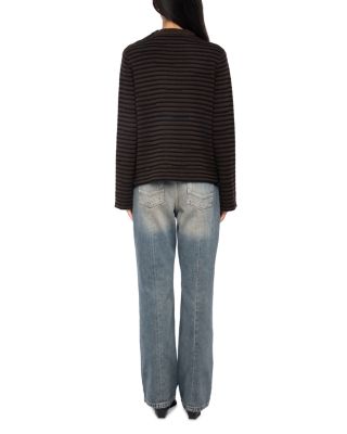 Spiky Wool & Cashmere Crewneck Sweater