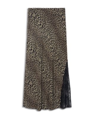 Jayla Soft Leopard Print Skirt 