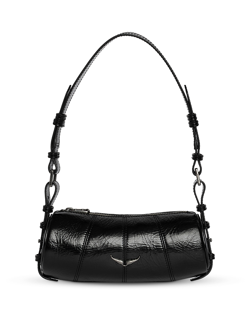 Zadig & Voltaire Le Roudoudou Barrel Shoulder Bag In Black