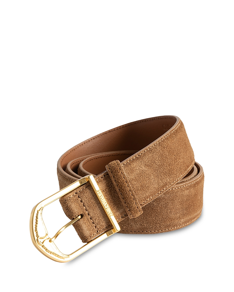 Zadig & Voltaire Rise Leather Belt In Brown
