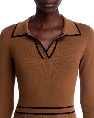 Spread Collar Flare Dress - Exclusive 