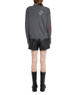 Mirkaz Cashmere V Neck Cardigan Sweater