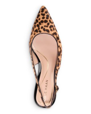 Women&#39;s Hansell Animal Print Calf Hair Slingback Pumps