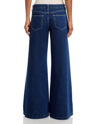 Savina High Rise Wide Leg Jeans in Marseille