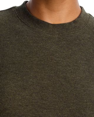 The Heather Ribbed Crewneck Tee