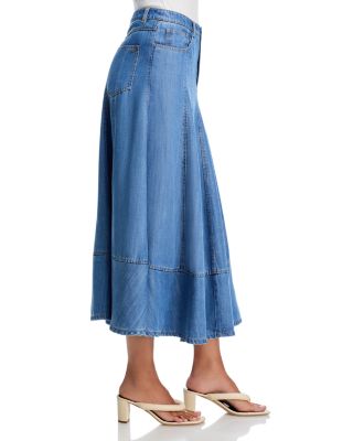 Mathilde Denim A Line Skirt