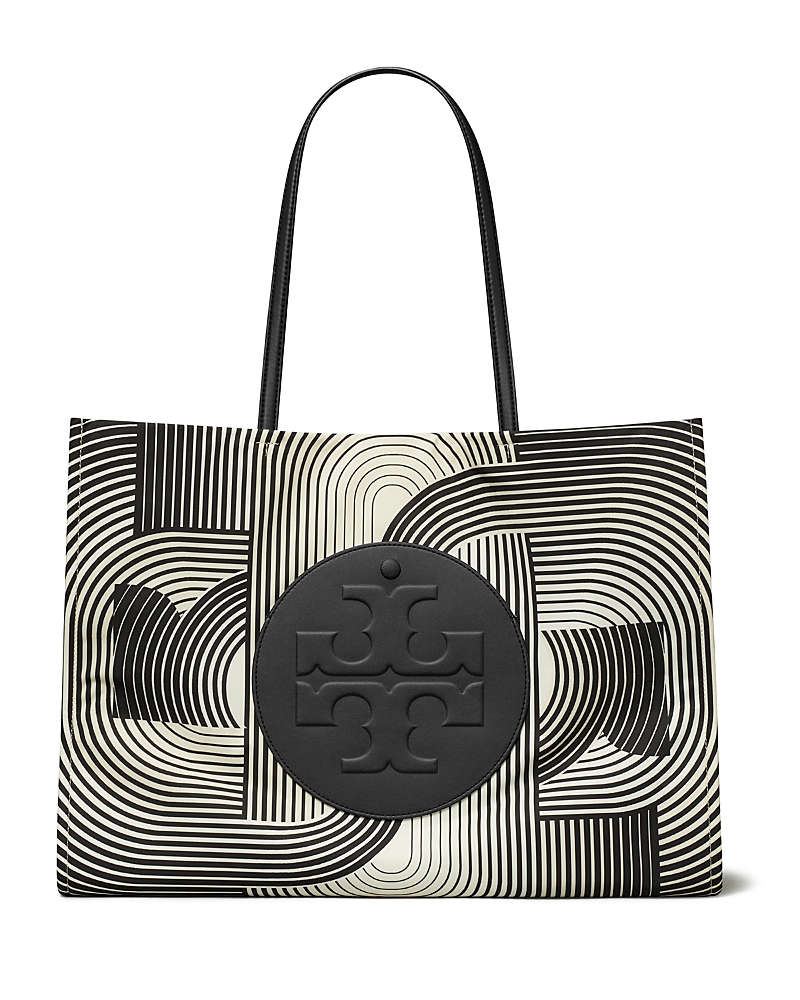 Tory Burch Ella Printed Tote In Yellow