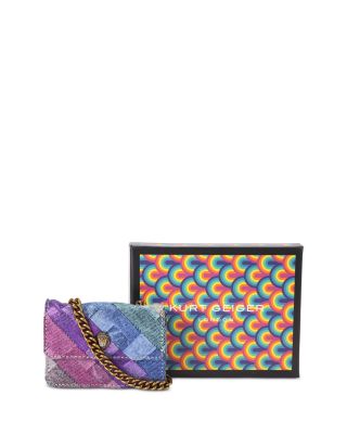 Micro Kensington Denim Crossbody Bag