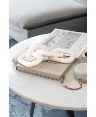 Eternity White Marble Links Decorative Chain