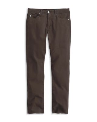Everett 34&amp;quot; Slim Straight Twill Pants in RawUmber