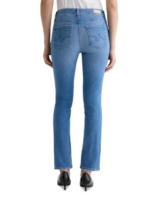 Mari High Rise Slim Straight Jeans in Minimalist