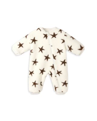 Boys' Faux Shearling Stars Jumpsuit - Baby