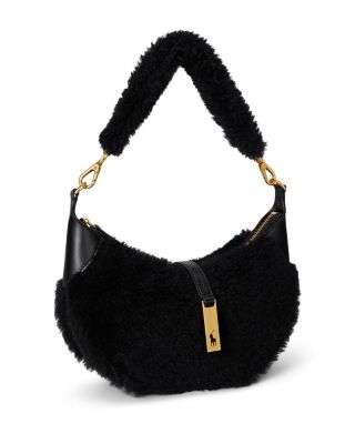 Polo ID Shearling Mini Shoulder Bag
