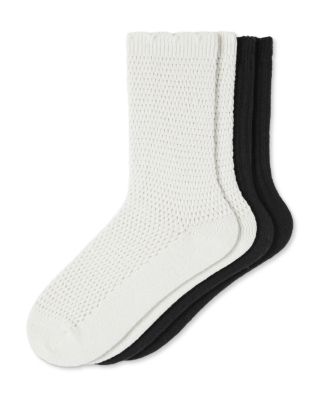 Lattice Crew Socks, Pack of 2