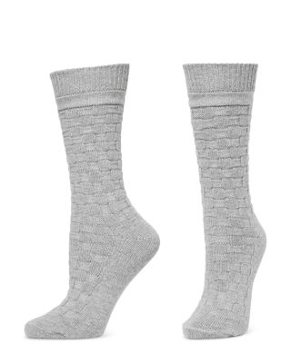 Textured Crew Socks, 2-Pack