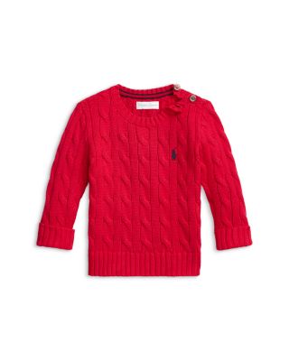Boys' Cable Knit Cotton Sweater - Baby