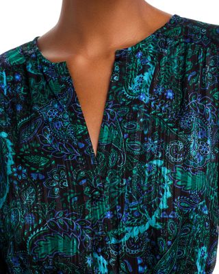 Paisley Print Midi Dress - Exclusive