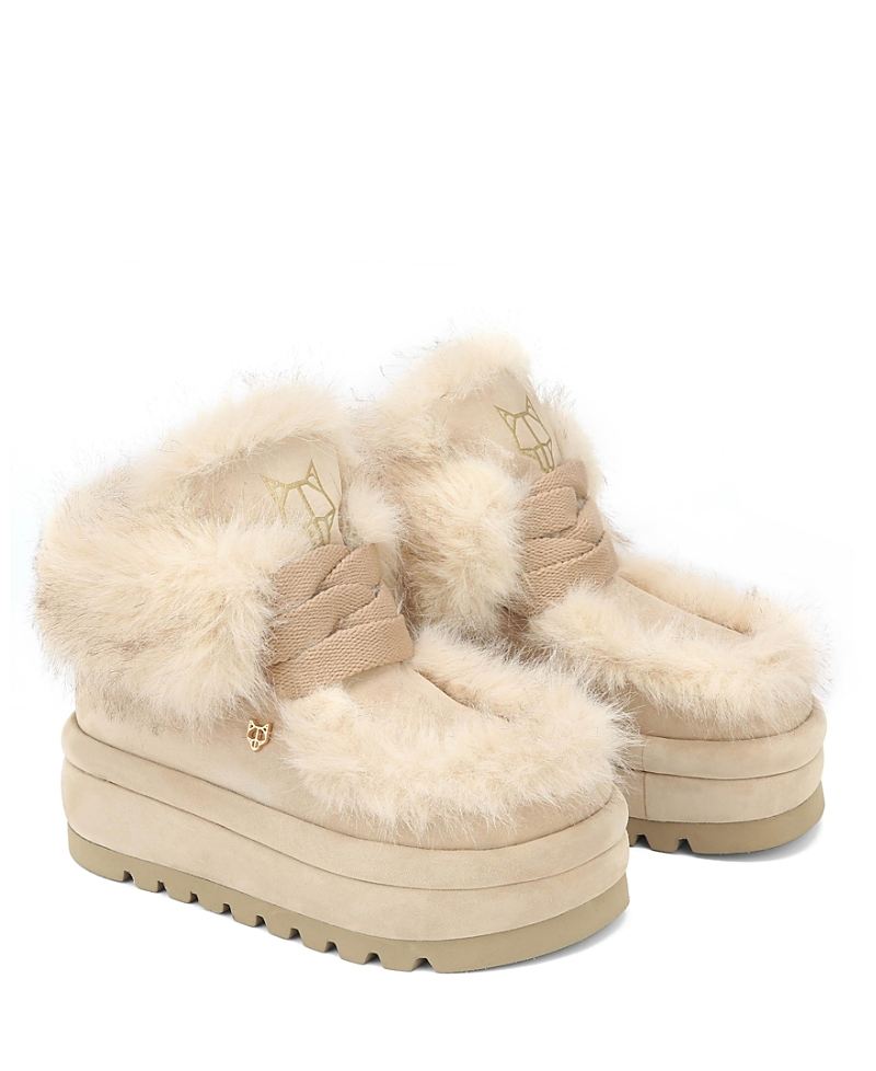 Naked Wolfe Bambi Ice Suede In White