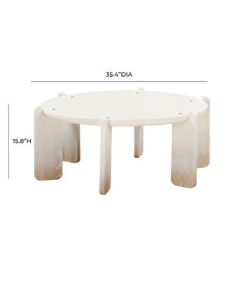 Gloria Oak Coffee Table