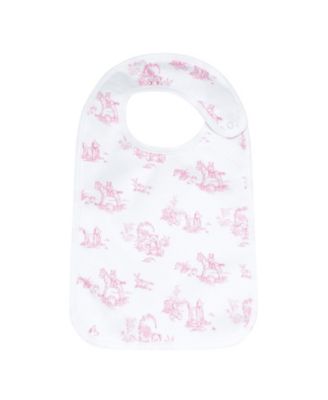  Girls' Toile Print Feeding Bib - Baby