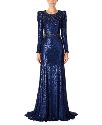  Georgia Sequin-embellished gown