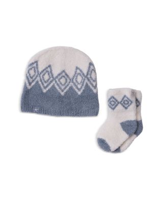 Unisex CozyChic Lite&reg; Baby Fair Isle Beanie and Sock Set