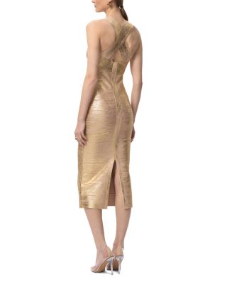 Foil Bodycon Dress