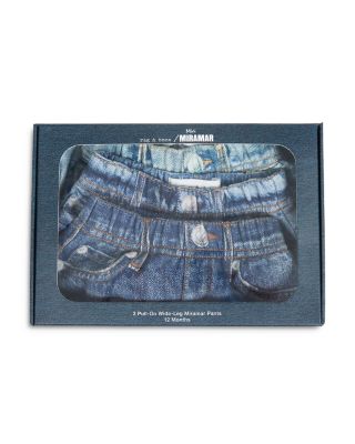 Unisex Mini Miramar Wide Leg Pants, 3 Pack - Baby