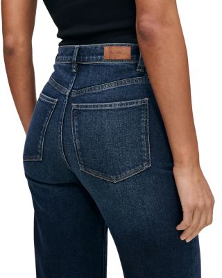 Karmine SculptSystem High Rise Ankle Refined Wide Leg Jeans in Dark Sea