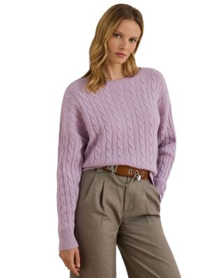 Cable-Knit Wool-Cashmere Sweater