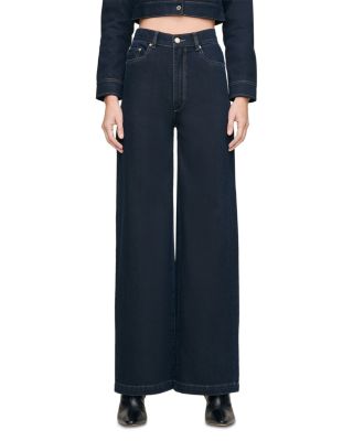 Hepburn High Rise Wide Leg Jeans in Ventura