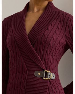 Buckled Cotton Sweater