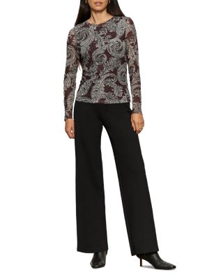 Long Sleeve Mesh Top